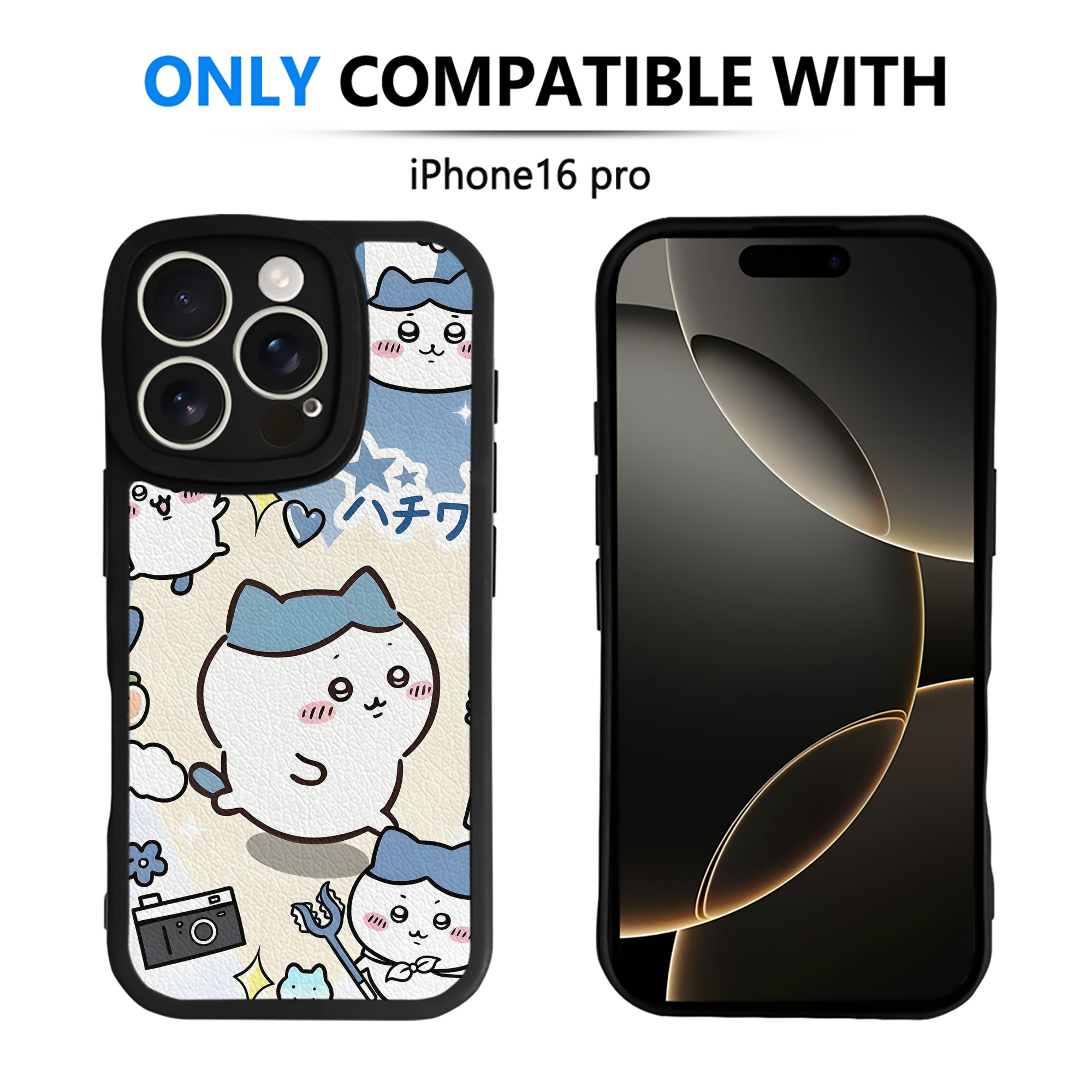 （画像用） ちいかわ Chii-kawa 【iPhone 16シリーズ対応】シリコンスマホケース（レザー調） 材質：シリコン